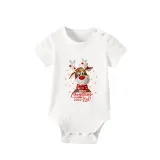 2023 Christmas Matching Family Pajamas Christmas Exclusive Design Deer Head Snowflake Merry Christmas Short Pajamas Set
