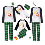 Christmas Matching Family Pajamas Exclusive Design HO HO HO Flying Santa Claus Gray Pajamas Set