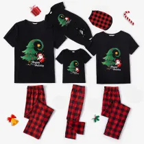 Christmas Matching Family Pajamas Exclusive Swing Santa Christmas Tree Short Pajamas Set