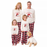 Christmas Matching Family Pajamas Exclusive Design Our First Christmas Together White Pajamas Set