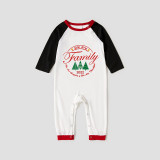 2022 Christmas Matching Family Pajamas Exclusive We Are Family Wreath Xmas Tree White Pajamas Set
