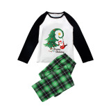 Christmas Matching Family Pajamas Exclusive Swing Santa Christmas Tree Green Plaids Pajamas Set