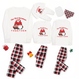 Christmas Matching Family Pajamas Exclusive Design Our First Christmas Together White Pajamas Set