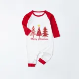 Christmas Matching Family Pajamas Exclusive Christmas Tree Merry Christmas Gray Pajamas Set