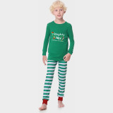 Christmas Matching Family Pajamas ELF Naughty Or Nice Red Pajamas Set