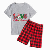 Christmas Matching Family Pajamas Exclusive Design LOVE Gnomie Short Pajamas Set