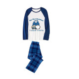 Christmas Matching Family Pajamas Exclusive Design Our First Christmas Together Blue Pajamas Set