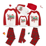 Christmas Matching Family Pajamas Exclusive Design Merry Christmas Santa Mustache Gray Pajamas Set