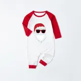 Christmas Matching Family Pajamas Exclusive Design Sunglasses Santa Gray Pajamas Set