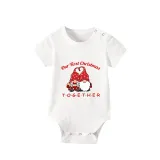 Christmas Matching Family Pajamas Exclusive Design Our First Christmas Together Short Pajamas Set