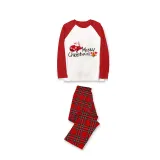 Christmas Matching Family Pajamas Exclusive Design Merry Christmas Santa Bag Gray Pajamas Set