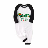 Christmas Matching Family Pajamas Exclusive Design Elf Hat Santa Green Plaids Pajamas Set