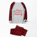 Christmas Matching Family Pajamas We are Family Together Gray Pajamas Set