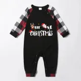 Christmas Family Pajamas 2023 Our First Christmas Deer and Santa Matching Pajamas Set