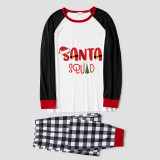 Christmas Matching Family Pajamas Exclusive Design Elf Hat Santa White Pajamas Set