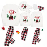 Christmas Matching Family Pajamas Exclusive Design 2022 Our First Christmas White Pajamas Set