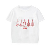 2022 Christmas Matching Family Pajamas Exclusive Christmas Tree Short Pajamas Set
