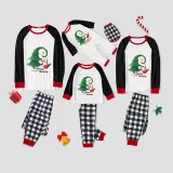Christmas Matching Family Pajamas Exclusive Swing Santa Christmas Tree White Pajamas Set