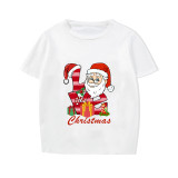 Christmas Matching Family Pajamas Exclusive Design Love Santa Christmas Gift Box Short Pajamas Set