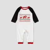 Christmas Matching Family Pajamas Christmas Exclusive Design Baby Cold Polar Bear White Pajamas Set
