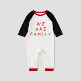 icusromiz Christmas Matching Family Pajamas Exclusive We Are Family White Pajamas Set