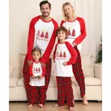 Christmas Matching Family Pajamas Exclusive Christmas Tree Merry Christmas Gray Pajamas Set