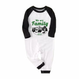 2022 Christmas Matching Family Pajamas Christmas Exclusive Design We are Family Polar Bear Green Plaids Pajamas Set