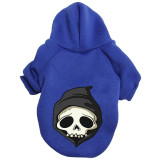 Halloween Skeleton Hooded Dog Clothes Pet Clothes