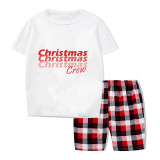 Christmas Matching Family Pajamas Exclusive Design Christmas Cerw Short Pajamas Set