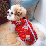 Pet Dog Merry Christmas Santa Claus Winter Cotton Vest