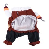 Pet Dog Cat Cloth Police Halloween Cosplay Costume Puppy Cloth