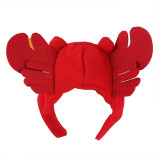 Crab Headgear Funny Cat Hat Pet Clothes for Halloween