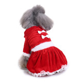 Christmas Elk Skirt Dog Cat Pet Clothes