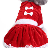 Christmas Elk Skirt Dog Cat Pet Clothes