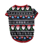 Christmas Santa Claus Elk Snowman Gingerbread Man Dog Clothes Pet Clothes for Xmas