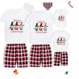 Christmas Matching Family Pajamas Merry Christmas HO HO HO Gnomies Short Pajamas Set