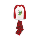 Christmas Matching Family Pajamas Exclusive Design Rawr Dinosaur Christmas Tree Gray Pajamas Set