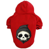 Halloween Skeleton Hooded Dog Clothes Pet Clothes