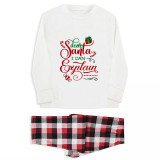 Christmas Matching Family Pajamas Dear Santa I Can Explain White Pajamas Set