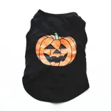 Halloween Pumpkin Spider T-shirt Vest Dog Pet Clothes