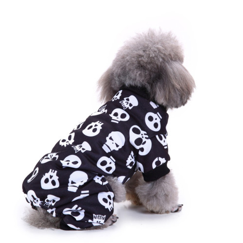 Halloween Skeleton Dog Cat Pet Clothes