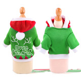 Merry Christmas Dress Up Hooded Dog Clothes Pet Clothes for Xmas