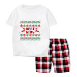Christmas Family Pajamas Best Family Best Dad Mom Baby Couple Reindeer Short Matching Pajamas Set