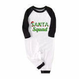 Christmas Matching Family Pajamas Exclusive Design Christmas Santa Squad Green Plaids Pajamas Set