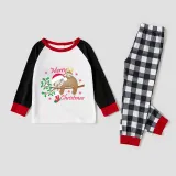 Christmas Matching Family Pajamas Exclusive Design Merry Christmas Cute Sloths Pajamas Set