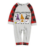Halloween Matching Family Pajamas Exclusive Design Three Gnomies Trick Or Treat Gray Pajamas Set
