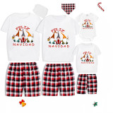 Christmas Matching Family Pajamas Exclusive Design Gnomies Feliz Navidad Short Pajamas Set