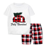 Christmas Matching Family Pajamas Exclusive Design Xmas Recreational Vehicles Feliz Navidad Short Pajamas Set