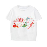 Christmas Matching Family Pajamas Exclusive Design Santa Claus Dinosaurs Feliz Navidad Short Pajamas Set