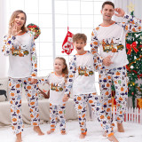 Halloween Matching Family Pajamas Exclusive Design Three Gnomies In The Car White Pajamas Set